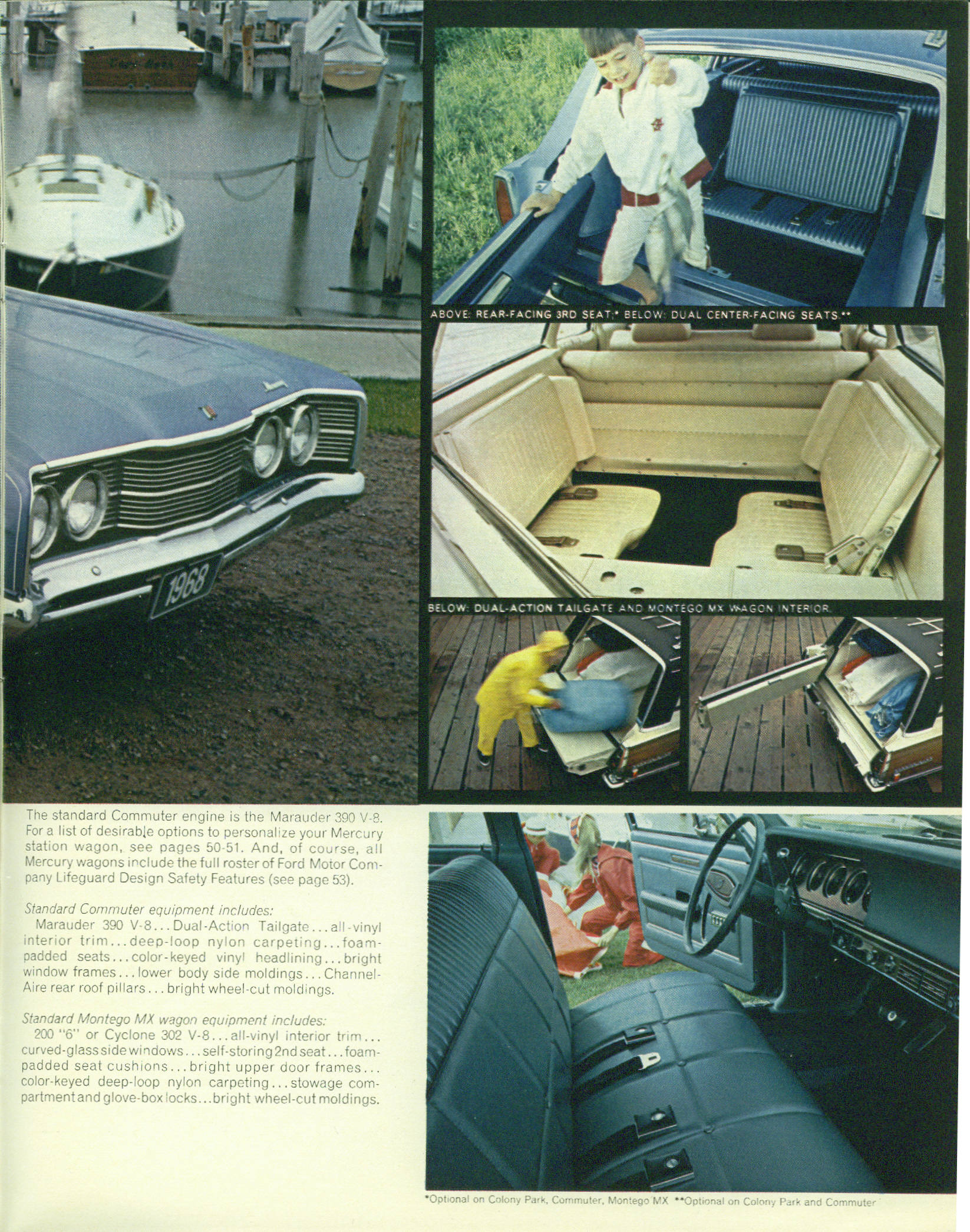 1968 Mercury Brochure Page 1
